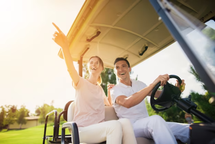 Une journée de golf élégante